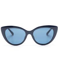 Emporio Armani - Set de tres gafas con montura cat eye - Lyst