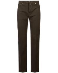 Kiton - Logo-Patch Straight-Leg Jeans - Lyst