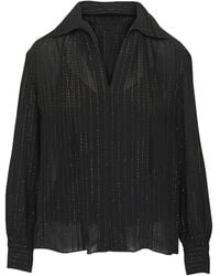 Vince - Gestreepte Blouse - Lyst