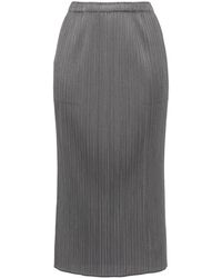 Pleats Please Issey Miyake - Gonna plissettata Monthly Colours October - Lyst
