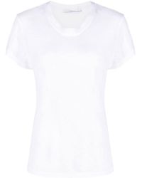 IRO - Short-sleeved Linen T-shirt - Lyst