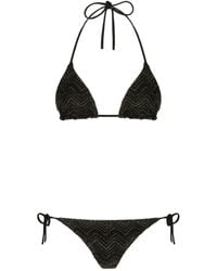 Missoni - Zigzag-Knit Bikini Set - Lyst