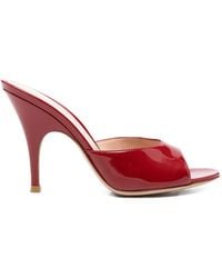 Gianvito Rossi - Sofia Patent Leather Mules - Lyst