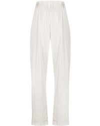 Brunello Cucinelli - プリーツ ハイウエストパンツ - Lyst