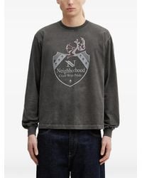 Cav Empt Overdye Forward Line Heavy Longsleeve T-Shirt in Blue for