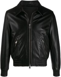 Incarnation Leather Zip Jacket in Black for Men - Lyst
