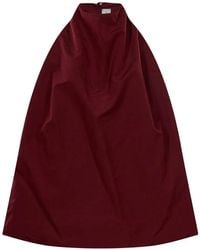 Magda Butrym - Halterneck Floral-Appliqué Top - Lyst