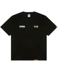 Aape By A Bathing Ape - Appliquéd-Details T-Shirt - Lyst