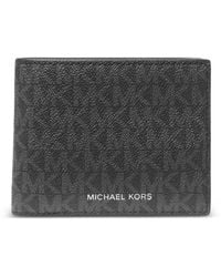 Michael Kors - Harrison Logo Billfold Wallet With Passcase - Lyst