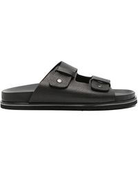 JOHN HARRISON - Double-Strap Leather Sandals - Lyst