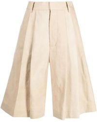 Uma Wang - Knee-Length Wide-Leg Shorts - Lyst