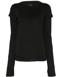 Thom Krom - Layered-Detail Long-Sleeve T-Shirt - Lyst
