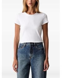 ARMANI EXCHANGE - Rhinestone-Logo T-Shirt - Lyst