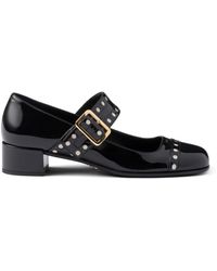 Prada - メリージェーン 35mm レザーパンプス - Lyst