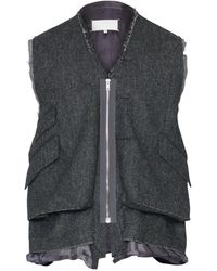 Maison Margiela - Frayed Pocket Waistcoat - Lyst