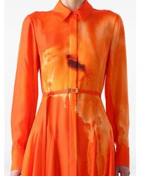 Jason Wu - Floral-Print Midi Shirt Dress - Lyst