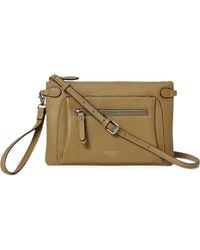 Osprey - Grained-Leather Cross-Body Bag - Lyst