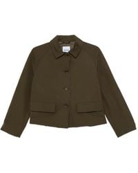 Aspesi - Long-Sleeve Button-Fastening Jacket - Lyst