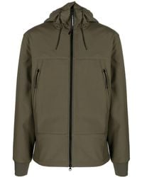 C.P. Company - Goggles-Detail Zip-Up Hooded Jacket - Lyst
