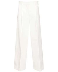 Weekend by Maxmara - Gabardine Tailored Trousers - Lyst