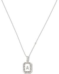 SHAY - 18K A-Initial Bead-Chain Necklace - Lyst
