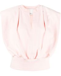 3.1 Phillip Lim - French Terry Cotton Blouse - Lyst