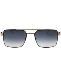 HUGO - Rectangular-Frame Double-Bridge Sunglasses - Lyst