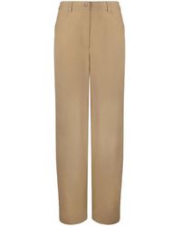 Alberta Ferretti - High-Waisted Wide-Leg Trousers - Lyst