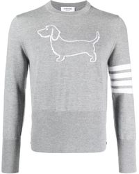 Thom Browne - 4-Bar Stripe Wool Jumper - Lyst