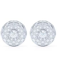 LOEV - 18Kt Recycled Toi Et Moi Checkerboard Earrings - Lyst