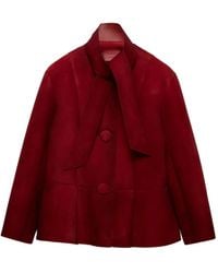 Prada - Bonded Suede Jacket - Lyst