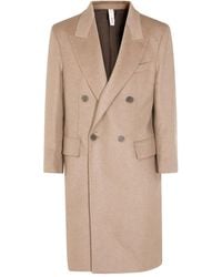 Hevò - Abrigo de lana con doble botonadura - Lyst