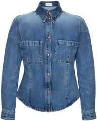 Magda Butrym - Pocket Denim Shirt - Lyst