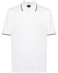 Giorgio Armani - Poloshirt mit Logo-Stickerei - Lyst