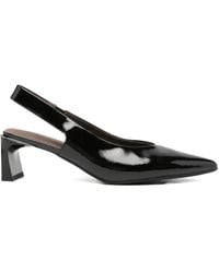 SERGIO MORETTI FIRENZE - Patent-Finish Slingback Pumps - Lyst