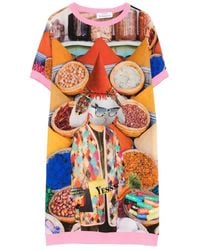 The Artistylist - Graphic-Print Mini Dress - Lyst