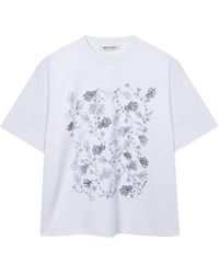 Ports 1961 - Floral-Print T-Shirt - Lyst