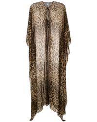 Dolce & Gabbana - Leopard Print Tunic Dress - Lyst