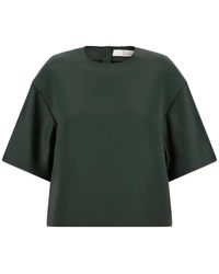 Tela - Emily Cropped Blouse - Lyst