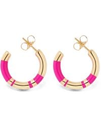 Aurelie Bidermann - Positano Mini Hoop Earrings - Lyst