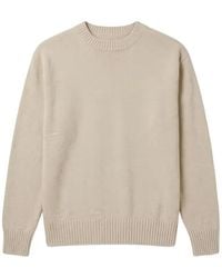 Jurta - Ribbed-Trim Round-Neck Sweater - Lyst