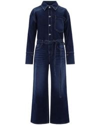 ICON DENIM - Mono Vaquero Con Cinturón - Lyst