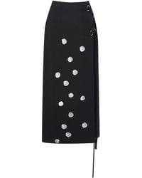 Ports 1961 - Alpine Ice Cube Print Pencil Skirt - Lyst