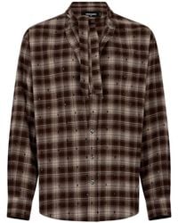 DSquared² - Classic Check Tie Shirt - Lyst