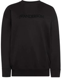JW Anderson - Sweatshirt Mit Logo-Stickerei - Lyst