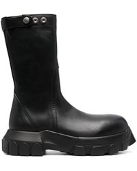 Rick Owens - Calf-length Leather Boots - Lyst
