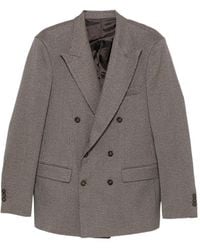 MARSĒM - Double-Breasted Check-Pattern Suit - Lyst