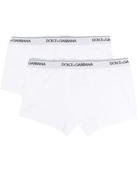 Dolce & Gabbana - Set Of 2 Boxers With Logo Band - Lyst