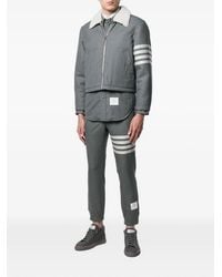Thom Browne - Shirtjack Met Drukknopen - Lyst