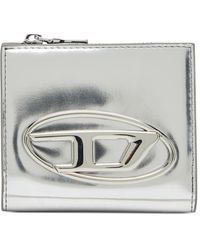 DIESEL - 1Dr Portemonnaie Im Metallic-Look - Lyst